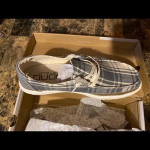 Hey Dude Wendy Plaid Gray